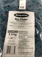 1 PACK 2.5 KGS. MCCORMICKS  BLUE WHALES GUMMIES
