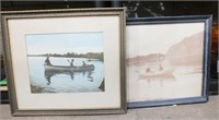 (2) FRAMED WATER THEMED PICTURES