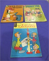 DELL COMIC BOOKS INCL PORKY PIC, JETSONS, MCGRAW