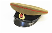 Cold War Soviet Russia military cap