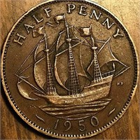1950 1/2 Penny hp
