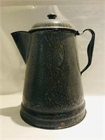 Grey Enamel Coffee Pot