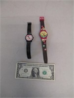 Vintage Lorus Mickey Mouse & M&M Mars Watches