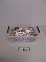 Lot of Misc Vintage Baseball Cards in Latching Lid