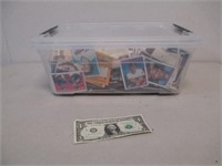 Lot of Vtg Misc Baseball Cards In Latching Lid