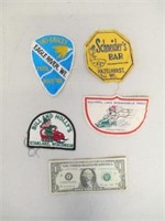 4 Vintage Wisconsin Snowmobile Patches -