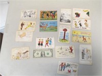 Lot of 15 Vintage Postcards - Some Khromakolor