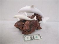 Large John Perry Dolphin Figure Sculpture