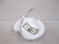 Fenton Silver Crest Shallow Crimpled Ruffle