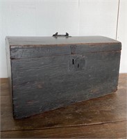 Early Pine Domed Document Box Circa 1830-40