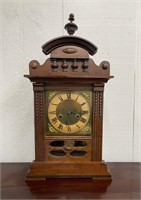 19th Century Wooden Mantle Clock