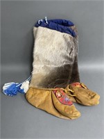 Seal Skin and Leather Mukluks
