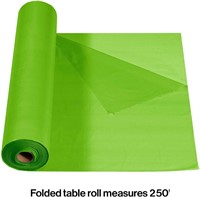 Creative Color Folded Plastic Banquet Roll