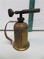 Antique Brass Gasoline Blow Torch 5&3/4"