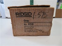 Ridgid No 459 Pipe Flairing Tool with Box