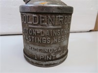 Vintage Golden Rod Oil Can Dutton-Lainson Co