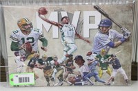 MVPs of Wisconsin  Sports, Canvas Photo Collage