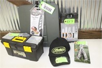 Tool Box, Multi-Tool, Knives, Hat & More