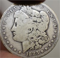 1883 US MORGAN SILVER DOLLAR !