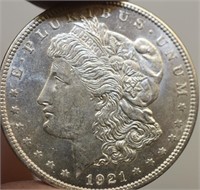 1921 US MORGAN SILVER DOLLAR ! SUPER NICE !