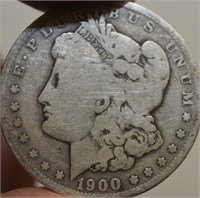 1900-O US MORGAN SILVER DOLLAR !