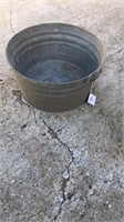 Galvanized Tub 22 Inches Wide