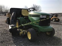 JOHN DEERE GX325 LAWN TRACTOR HYDROSTATIC & HYDRAU