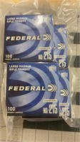 Federal Large Magnum Rifle Primers 400qty