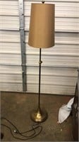 Adjustable Floor Lamp with Brass Finish