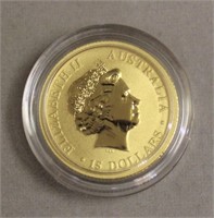 Australian $15 gold piece