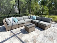 6PC PATIO SECTIONAL W/COFFEE TABLE