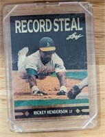 RECORD STEAL RICKEY HENDERSON
