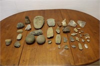 Petrified Wood, Stone, Rocks, Arrowheads, Tomahawk