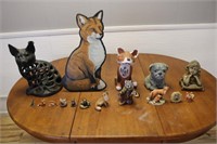 Fox Statues, Trinkets, Boxes, Luminary