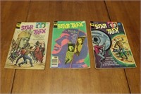 3 1970s Star Trek Comic Books by Whitman