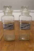 Old Glass Apothecary Jars