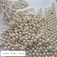 VTG JAPAN-MADE 10MM PEARL 1 HOLE 780 GRAMS