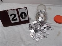 Jar of Shell Coin Game Tokens