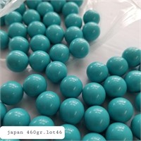 VTG JAPAN 16MM TURQUOISE BALLS 460 GRAMS