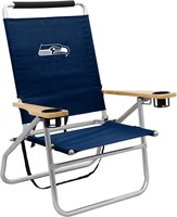 NFL Seattle Seahawks Seaside Beach Chair, One Size