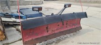 8 foot commercial snow plow with mount.