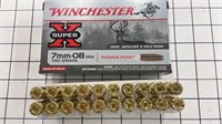 Winchester 7mm-08 rem ammunition 20rds