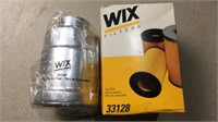 2 Wix 33128 fuel filters