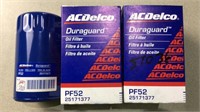 3 ACDelco PF52 oil filters