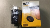 2 Wix 33533 fuel filters