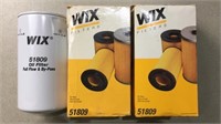 3 Wix 51809 oil filters