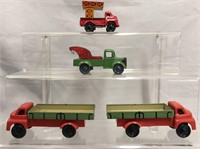 4 Brimtoy Pocketoy Vehicles, 3 Boxed