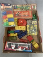 Large Group Plastic Vehicle Toys