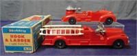 2 Hubley Fire Trucks, 1 Boxed