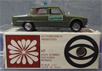 Boxed Mebetoys A8 Alfa Romeo Squadra Mobile